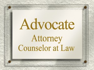 Advocate & Solicitor, Attorney, Counselor, Lawyer